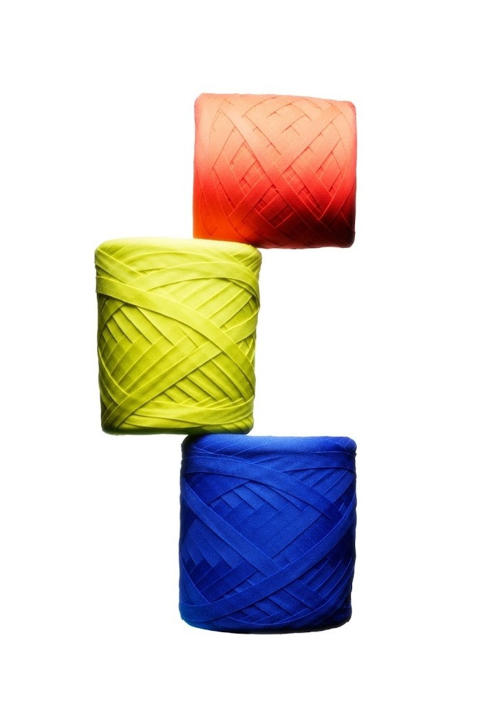 CONTREPOINT N°1 Klein Lime orange 3 skeins set