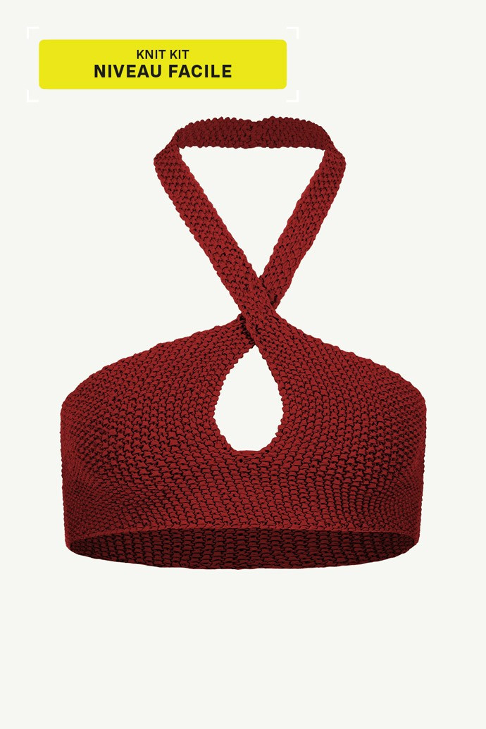 Keyhole cut out bra