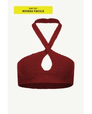 Keyhole cut out bra