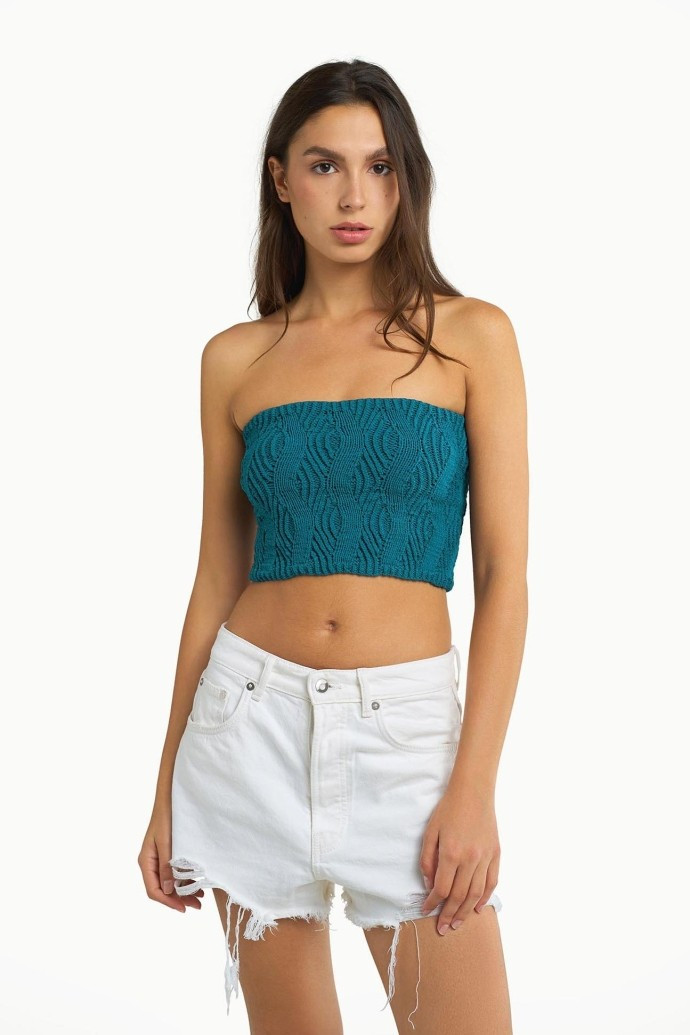 Wavy bustier